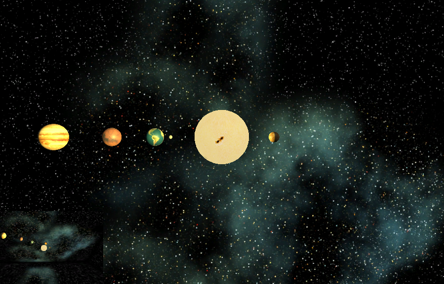 Solar System in 3D